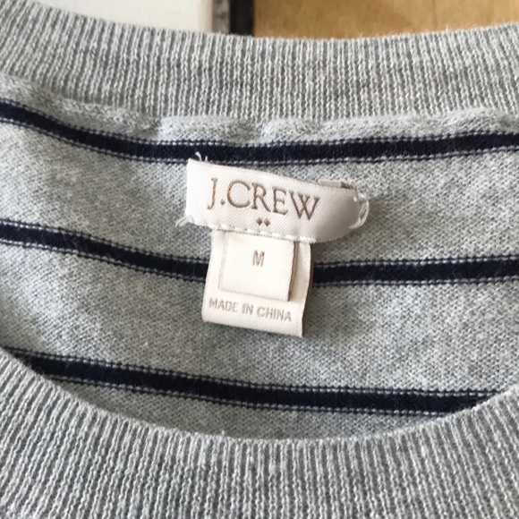 J. Crew French Bulldog striped Teddie sweater - Picture 4 of 7